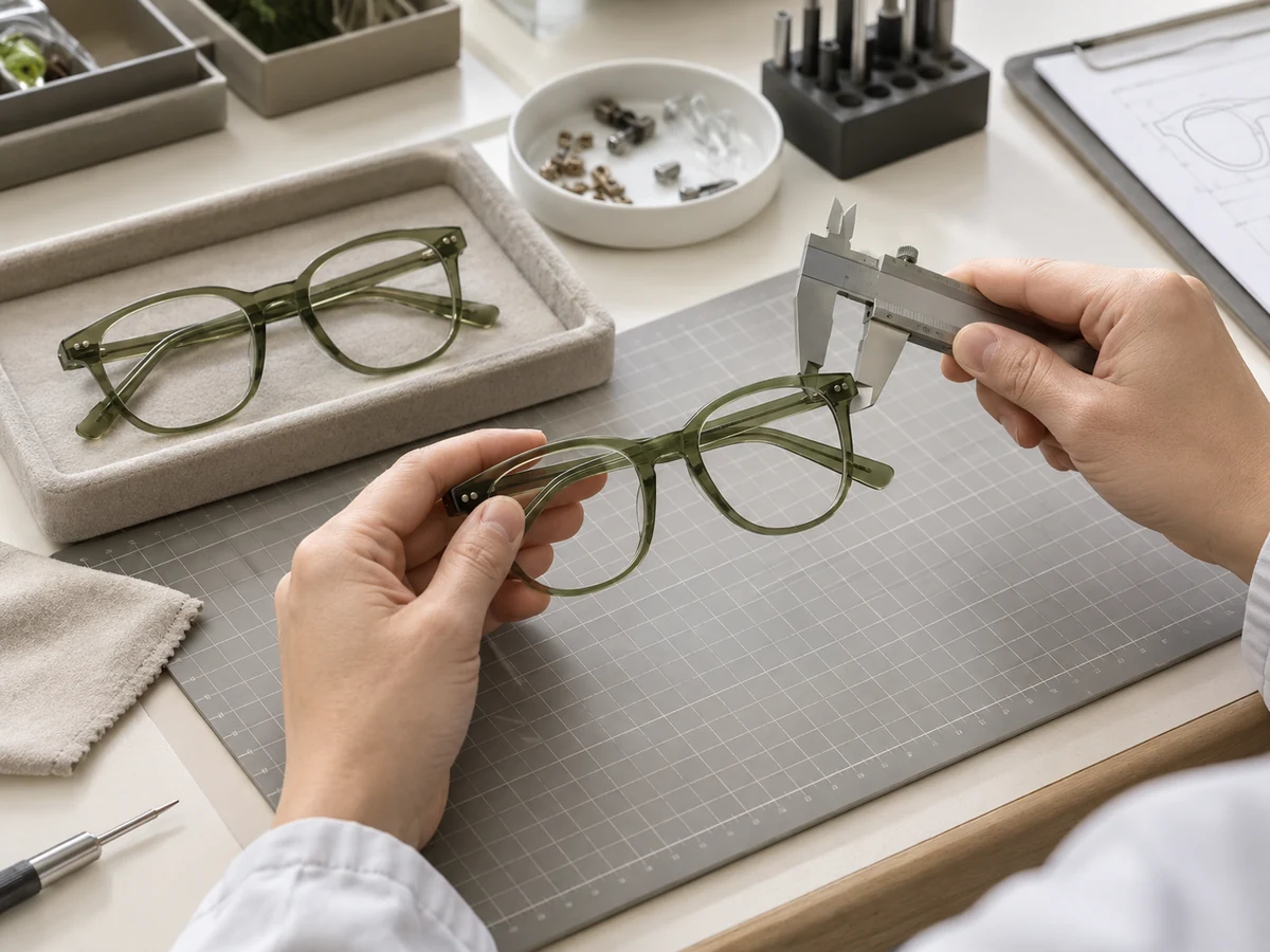 AI illustration — Bio-acetate: Assemble & inspect